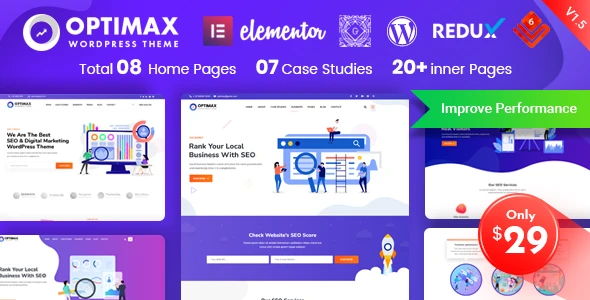 Optimax – SEO & Marketing WordPress Theme